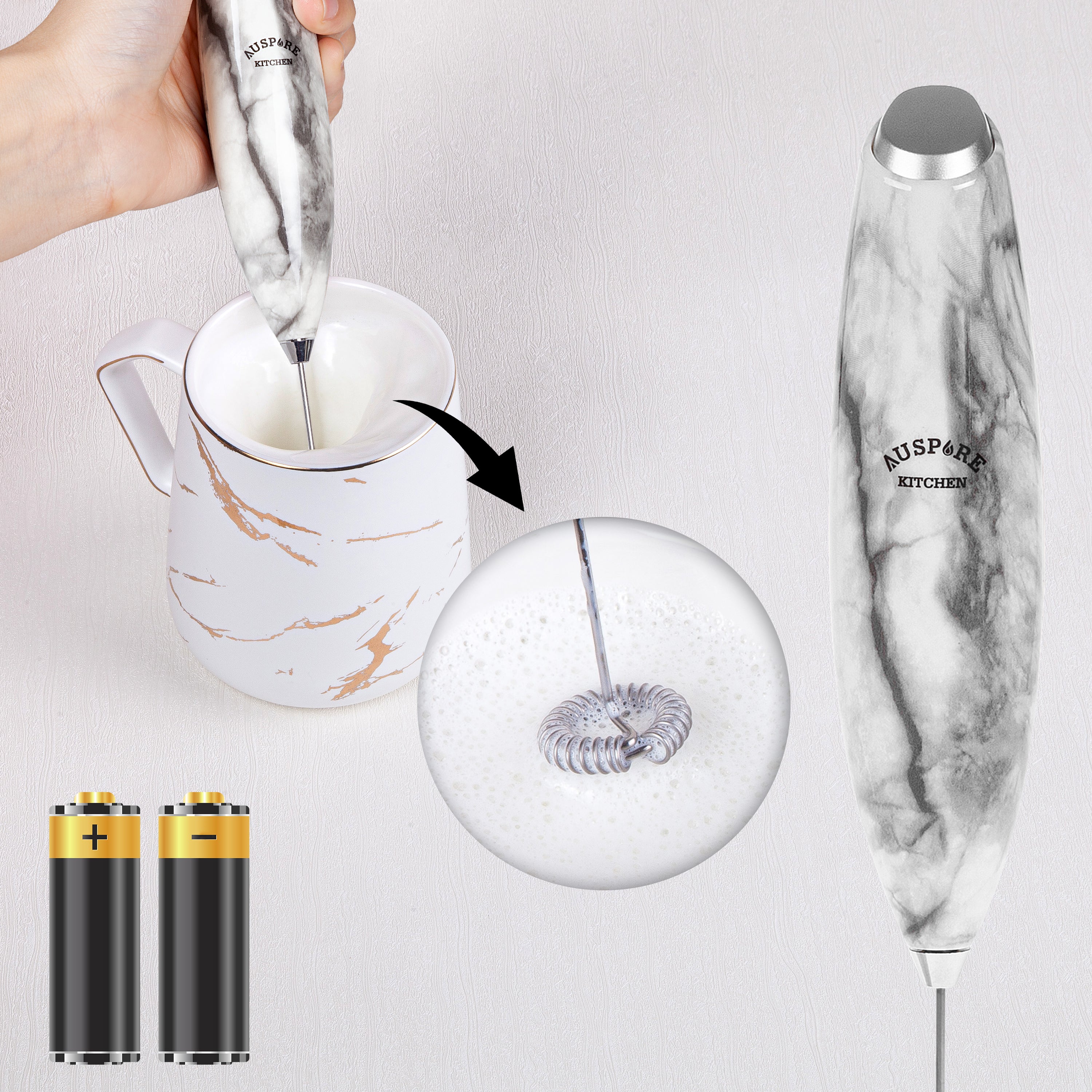 AUSPURE Milk Frother, Milkpure-100WM