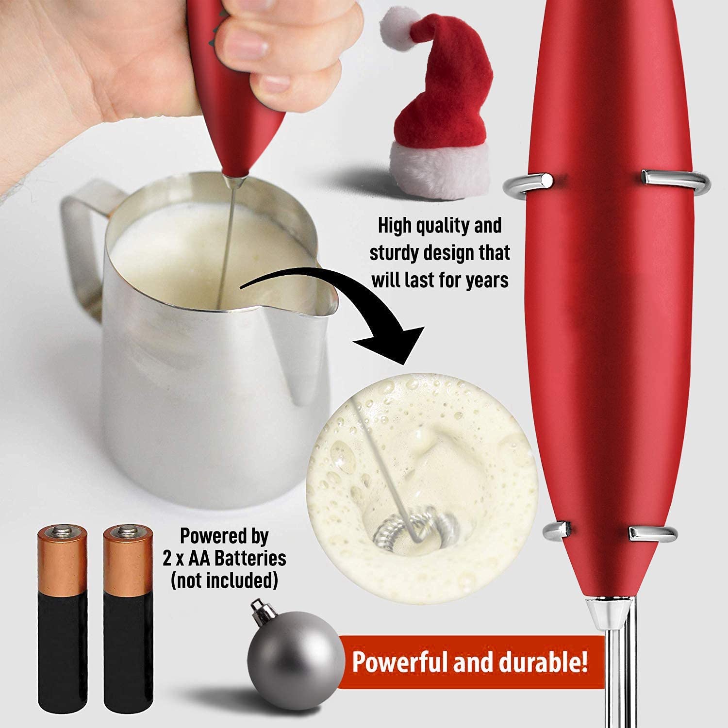 AUSPURE Milk Frother, Milkpure-100RD
