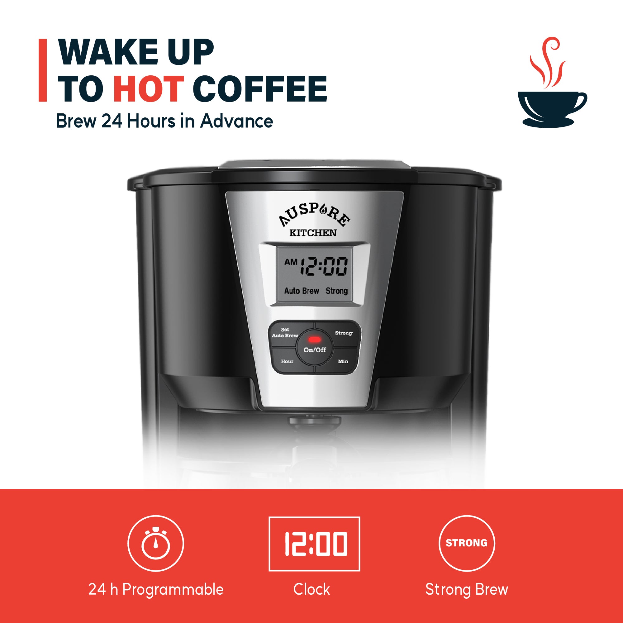 AUSPURE Easy Drip Coffee Maker