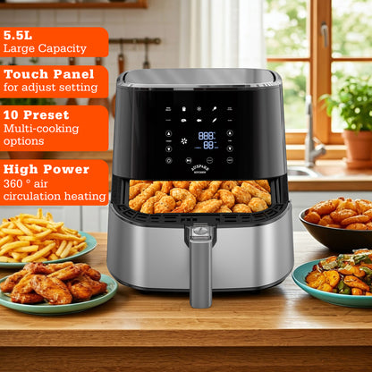 AUSPURE Air Fryer Premium Digital 5.5L