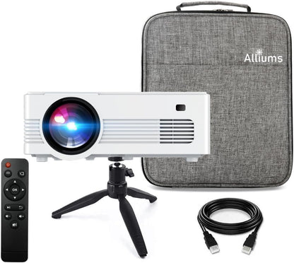 AUSPURE Native 1080P Mini Projector with 8500 Lumens