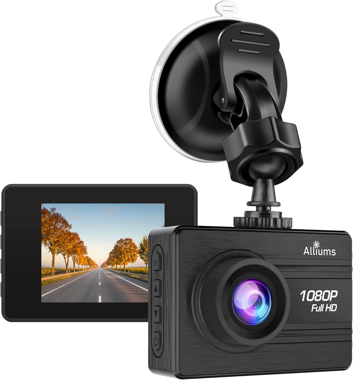 AUSPURE Dash Camera with 1080P, FHD, DVR, 170°Wide Angle