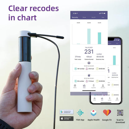 AUSPURE Smart Jump Rope with APP Data Analysis