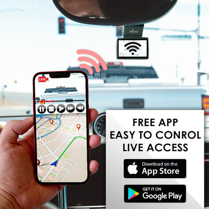 AUSPURE 2K Dash Cam with Front and Rear Camera