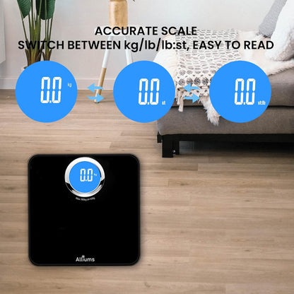 AUSPURE Digital Body Weight Scale with Step-On Technology