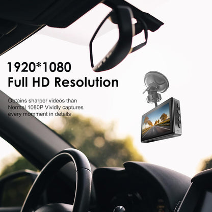 AUSPURE Dual Dash Camera with 1080P, 170° Wide Angle