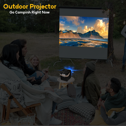 AUSPURE Ultimate 9500 Lumens HD 1080p Supported Projector